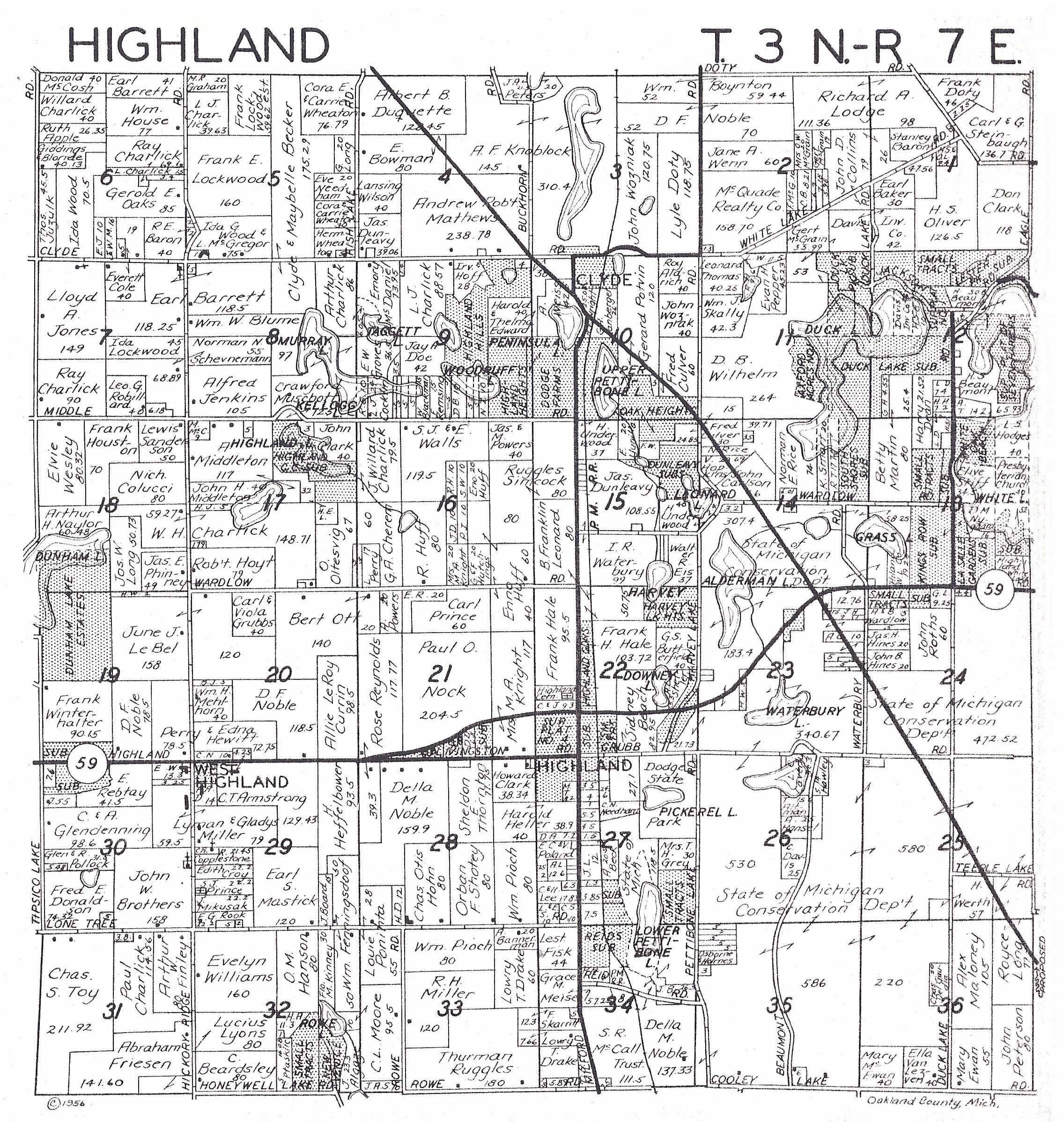 1956 Highland Plat Map.jpg (4456603 bytes)