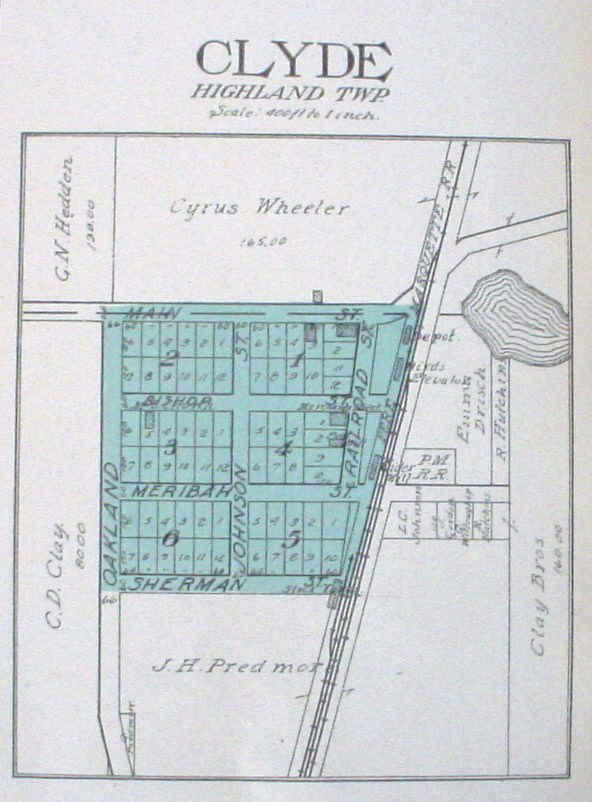 1908 Clyde Map.JPG (125910 bytes)